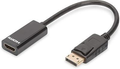 DIGITUS DisplayPort Adapter/ Converter DP-HDMI Type A , 15cm