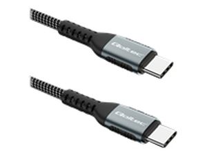 QOLTEC 52358 USB 2.0 type C Cable USB 2.0 type C 100W QC 3.0 PD 1.5m Black