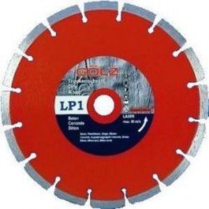 Deimantinis diskas betonui GOLZ LP1 Ø300x25,4mm