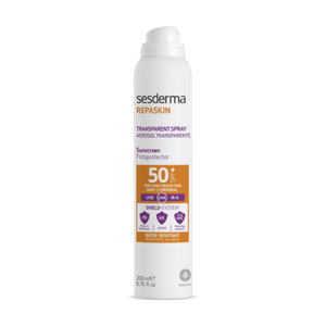 Sesderma Repaskin Transparent Spray SPF50 Purškiklis kūnui su apsauga nuo saulės, 200ml