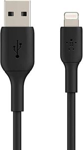 Belkin Lightning to USB-A Cable 15cm, PVC, black, mfi cert.