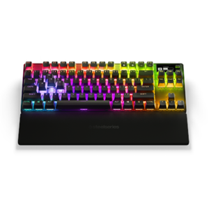 SteelSeries Apex Pro TKL Wireless (2023) Gaming Keyboard with RGB LED light - US layout (Black)