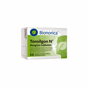Tonsilgon N dengtos tabletės N50