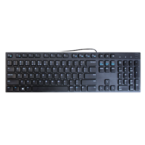 Dell KB216 Multimedia, Wired, Keyboard layout EN/LT, Black, Numeric keypad