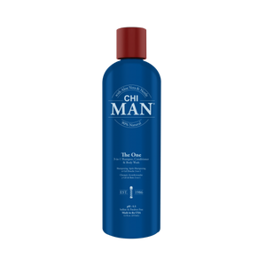 CHI Man The One 3 In 1 Shampoo, Conditioner &amp; Body Wash Plaukų šampūnas, kondicionierius ir kūno prausiklis vyrams, 739ml