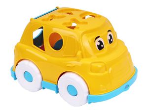 Žaislinis rūšiavimo automobilis su įmetimo formelėmis 5903 (geltonas)