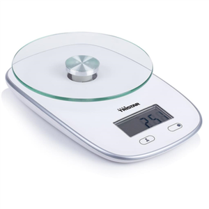 Tristar KW-2445 Kitchen scale, White | Tristar | Kitchen scales | KW-2445 | Maximum weight (capacity) 5 kg | Graduation 1 g | Display type LCD | White