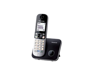 Panasonic KX-TG6811FXB Cordless phone, Silver Black