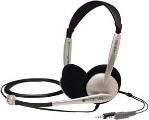 Koss Headphones CS100 Headband/On-Ear, 3.5mm (1/8 inch), Microphone, Black/Gold,