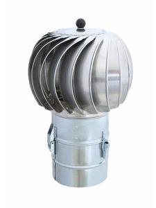 Atveriamas kamino gaubtas Darco Turbovent, d.200 TU200CHCH-B