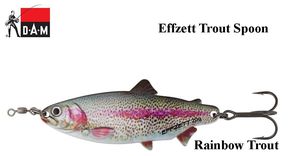 Blizgė DAM Effzett Trout Spoon Sinking Rainbow Trout 13 g