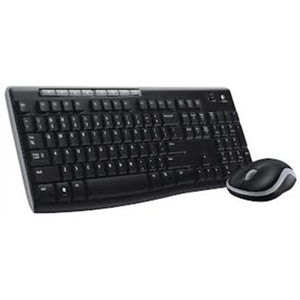 Bevielė klaviatūra Logitech + Pelė Desktop MK270 (US)