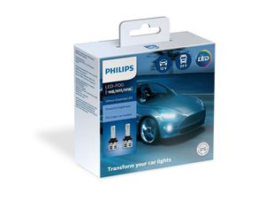 LED lemputės H8 H11 H16 PHILIPS „Ultinon Essential“  priekinių žibintų