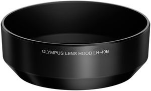 Olympus LH-49B Lens Hood for M2518 black