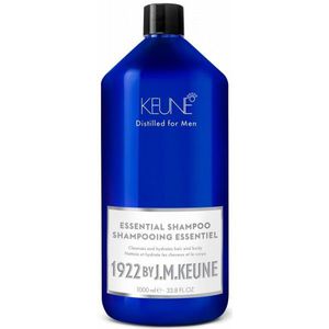 Keune 1922 by J.M. Švelniai valantis šampūnas plaukams ir kūnui, 1000 ml