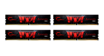 G.Skill Aegis DDR4 DDR4-3200MHz CL16-18-18-38 1.35V 32GB (4x8GB)