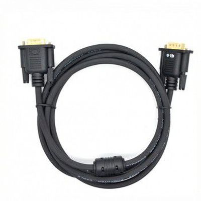 Cable VGA 15M-15M 1.8 m., Black gold plated