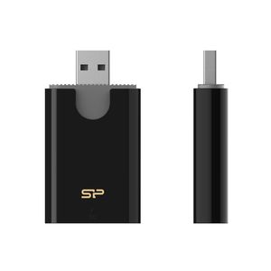 Kortelių skaitytuvas Silicon Power Combo Card Reader SD/MMC and microSD card support