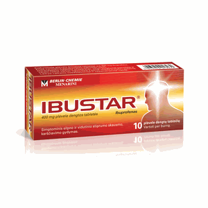 Ibustar 400 mg plėvele dengtos tabletės N10