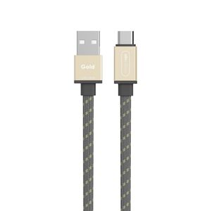 Allocacoc USBcable | USB C Flat Gold