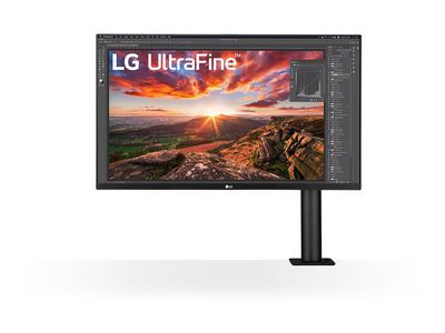 Monitorius LG 32 in Height, pivot (rotation), swivel, tilt, extend, retract 350 cd/m² 2xHDMI, DisplayPort, USB-C 32UN880P-B 4K 3840x2160 at 60 Hz IPS