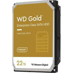 WD Gold Enterprise Class 22TB SATA 6Gb/s HDD 3.5inch internal 7200Rpm 512MB Cache 24x7 Bulk