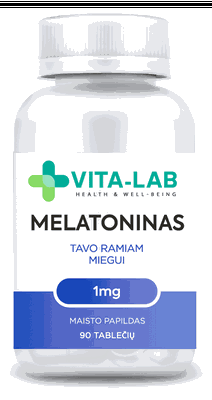 VITA-LAB Melatoninas 1 mg tabletės N90