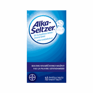 Alka-Seltzer 324 mg šnypščiosios tabletės N10
