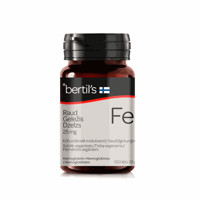 Bertil’s Geležis 25 mg tabletės N100