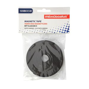 Magnetinė juosta MEMOBOARS juoda, 10mm X 5 m
