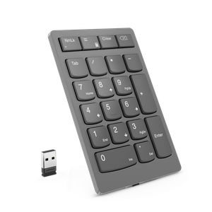 Skaičių klaviatūra Lenovo Go Wireless Numeric Keypad Storm Grey