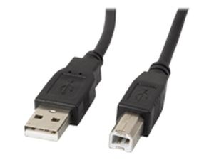 LANBERG USB-A M USB-B M 2.0 cable 0.5m black