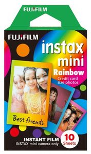 Momentinės fotoplokštelės instax mini RAINBOW (10pl)