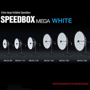 SMDV Speedbox Mega 140 softbox 140cm Wit Bowens Mount