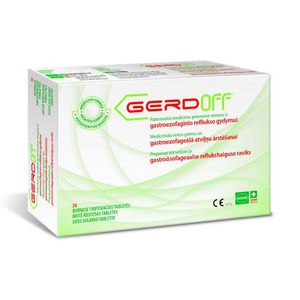 Gerdoff burnoje tirpstančios tabletės N20