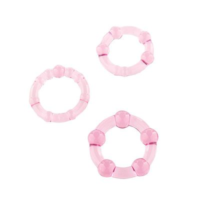 Penio žiedai Išlik tvirtas (rožiniai)