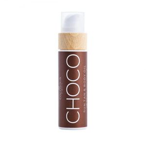 Cocosolis Choco Sun Tan &amp; Body Oil Organiškas įdegio aliejus kūnui, 110ml
