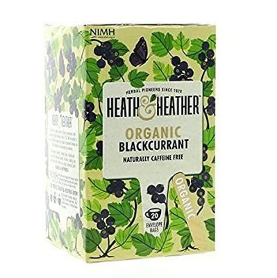HEATH &amp; HEATHER juodųjų serbentų arbata Blackcurrant