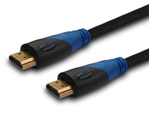 Savio CL-48 HDMI kabelis 2 m HDMI A tipo (standartinis) Juoda, Mėlyna