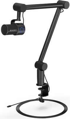 Endorfy Solum Studio Black Condenser Microphone + Stand | USB