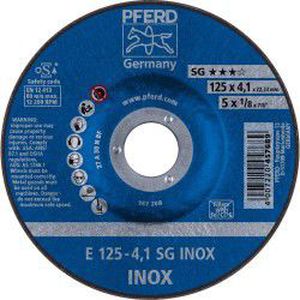 Šlifavimo diskas PFERD E125-4 A30 N SG-INOX