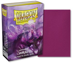 Dragon Shield Japanese size Dual Matte Sleeves - Wraith (60 Pcs)