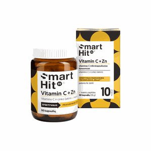 SmartHit IV vitamino C+ZN kapsulės N30