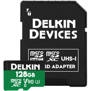 DELKIN MICROSD POWER 2000X UHS-II (V90) R300/W250 128GB