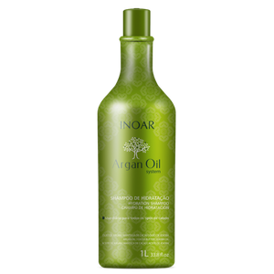 Inoar Argan Oil Sausų-pažeistų plaukų šampūnas, 1000ml