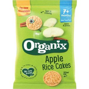 ORGANIX ekologiški ryžių trapučiai su obuoliais