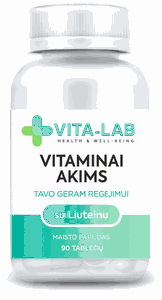 VITA-LAB Vitaminai akims su Liuteinu tabletės N90