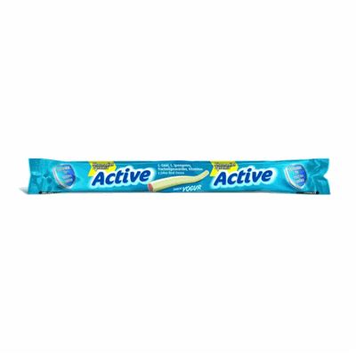DINADAX kramtomosios lazdelės su gerosiomis bakterijomis ir vitaminais ACTIV, jogurto skonio 22 g, N1