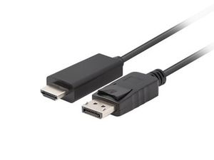LANBERG Cable DisplayPort M v1.1->HDMI M 1.8m black