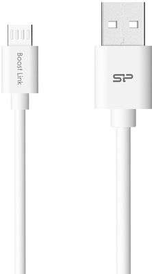 Silicon Power cable microUSB Boost Link 1m, white